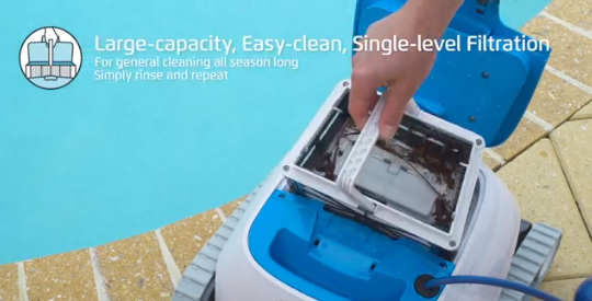 Easy Clean Robotic DOLPHIN Proteus DX3 In Ground Swimming Pool Cleaner