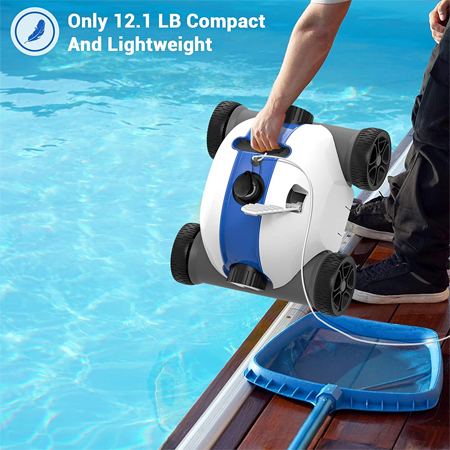 Lightweight PAXCESS Robotic Pool Cleaner
