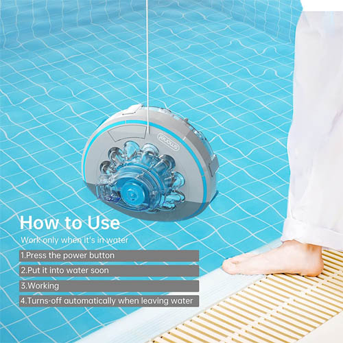 How to use SMONET for cleaning swimming pool