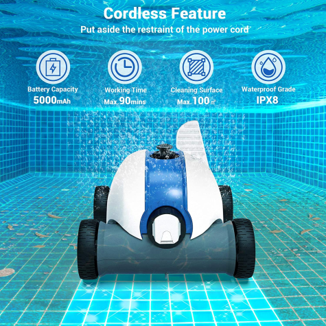 Pool Cleaner Cordless Feature