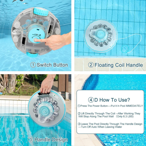 Use of Robotic Bigzzia Cordless Pool Cleaner